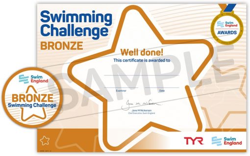 Swimming Bronze Award